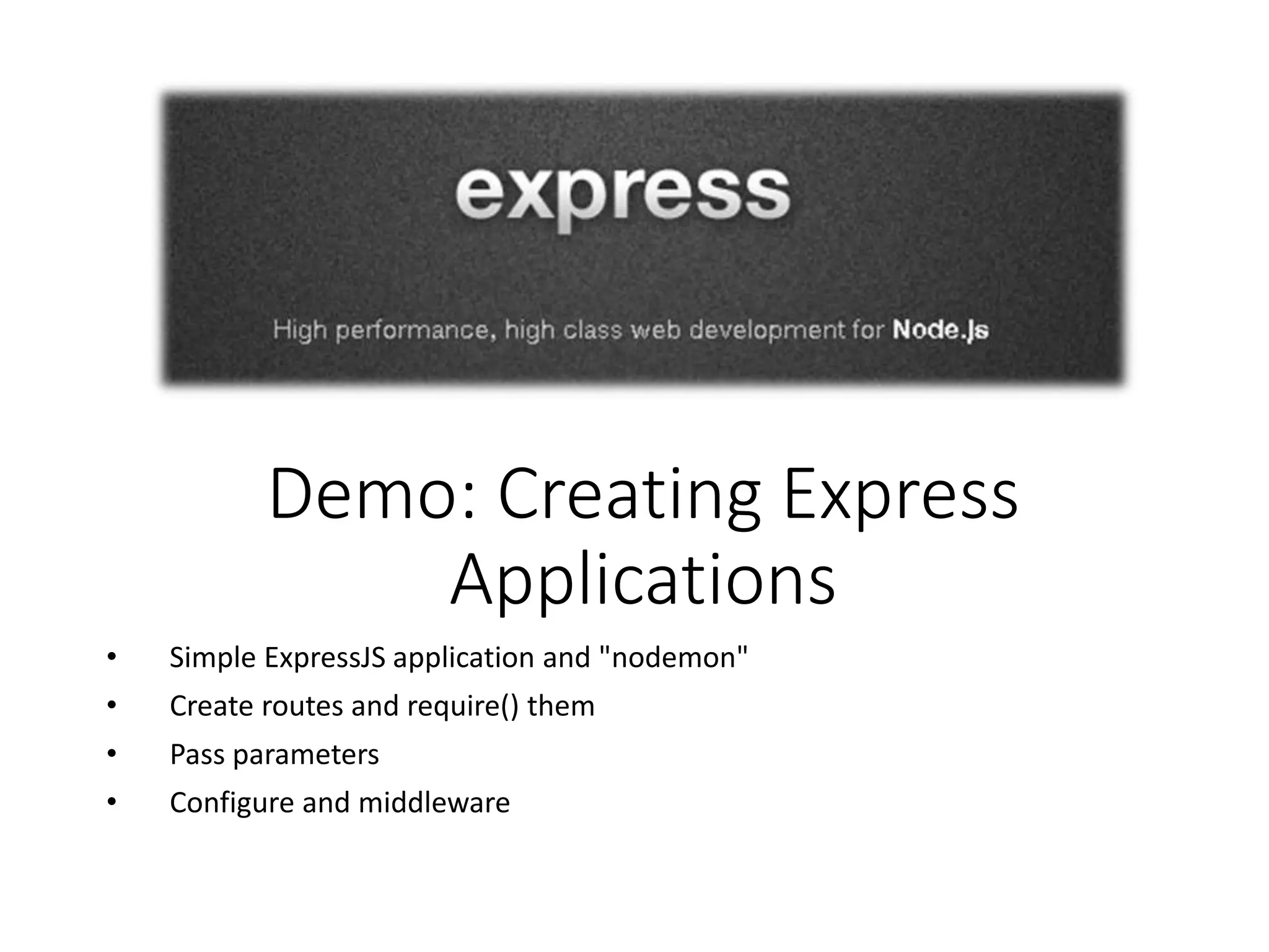 Express js | PPTX