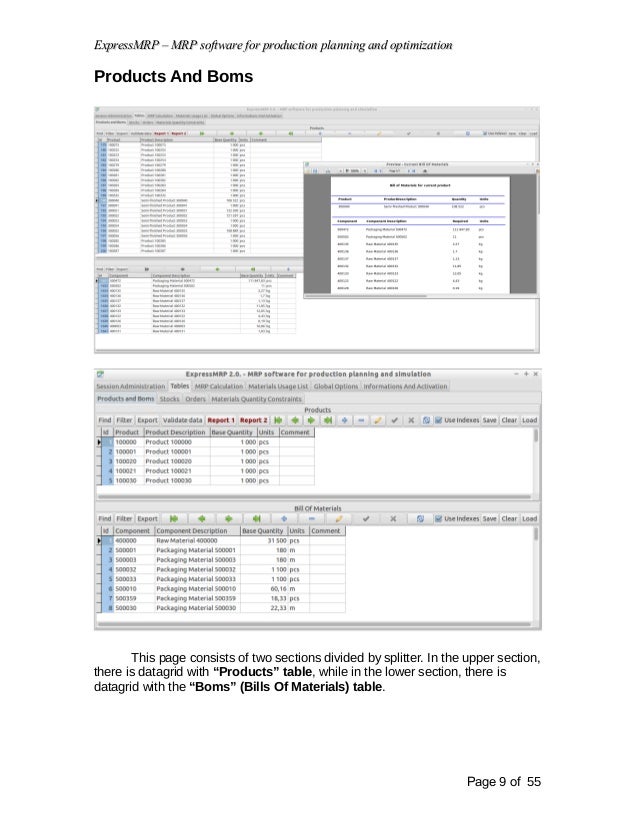 ExpressMRP MRP Material Requirements Planning Software Manual