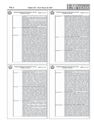 Pág. 6   Edição 103 - 10 de Março de 2010
 