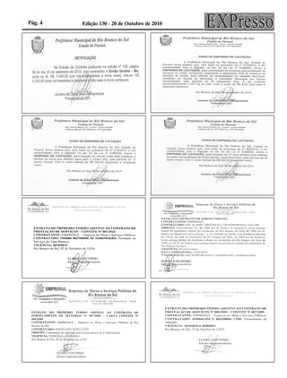 Pág. 4   Edição 130 - 20 de Outubro de 2010
 