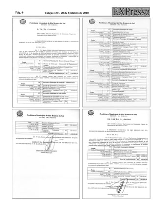 Pág. 6   Edição 130 - 20 de Outubro de 2010
 