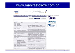 www.manifestolivre.com.br
 