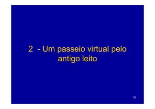 2 - Um passeio virtual pelo
       antigo leito



                              39
 