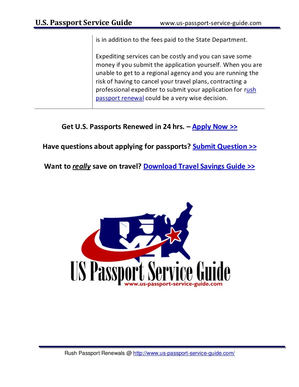 Express Passport Renewal