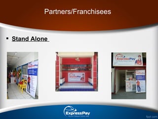  Stand Alone
Partners/Franchisees
 