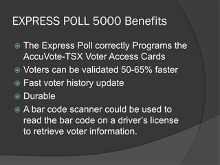 Express poll 5000 | PDF