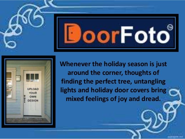 Beautiful Christmas Door Covers At Doorfoto