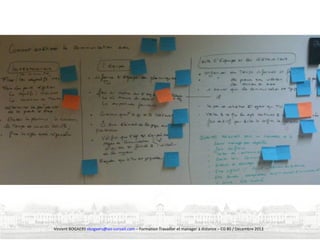 Vincent BOGAERS vbogaers@soi-conseil.com – Formation Travailler et manager à distance – CG 80 / Décembre 2013

 