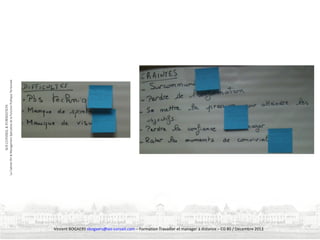 Vincent BOGAERS vbogaers@soi-conseil.com – Formation Travailler et manager à distance – CG 80 / Décembre 2013

 