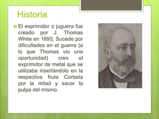 Exprimidor de naranjas