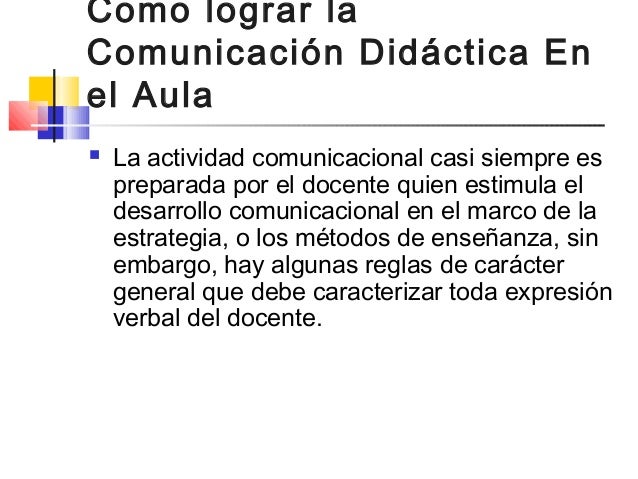 Exps. comunicacion didactica