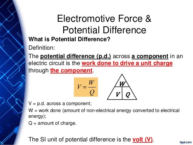 Potential Difference In A Circuit