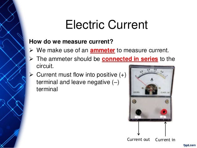 Define Electric Current With Example