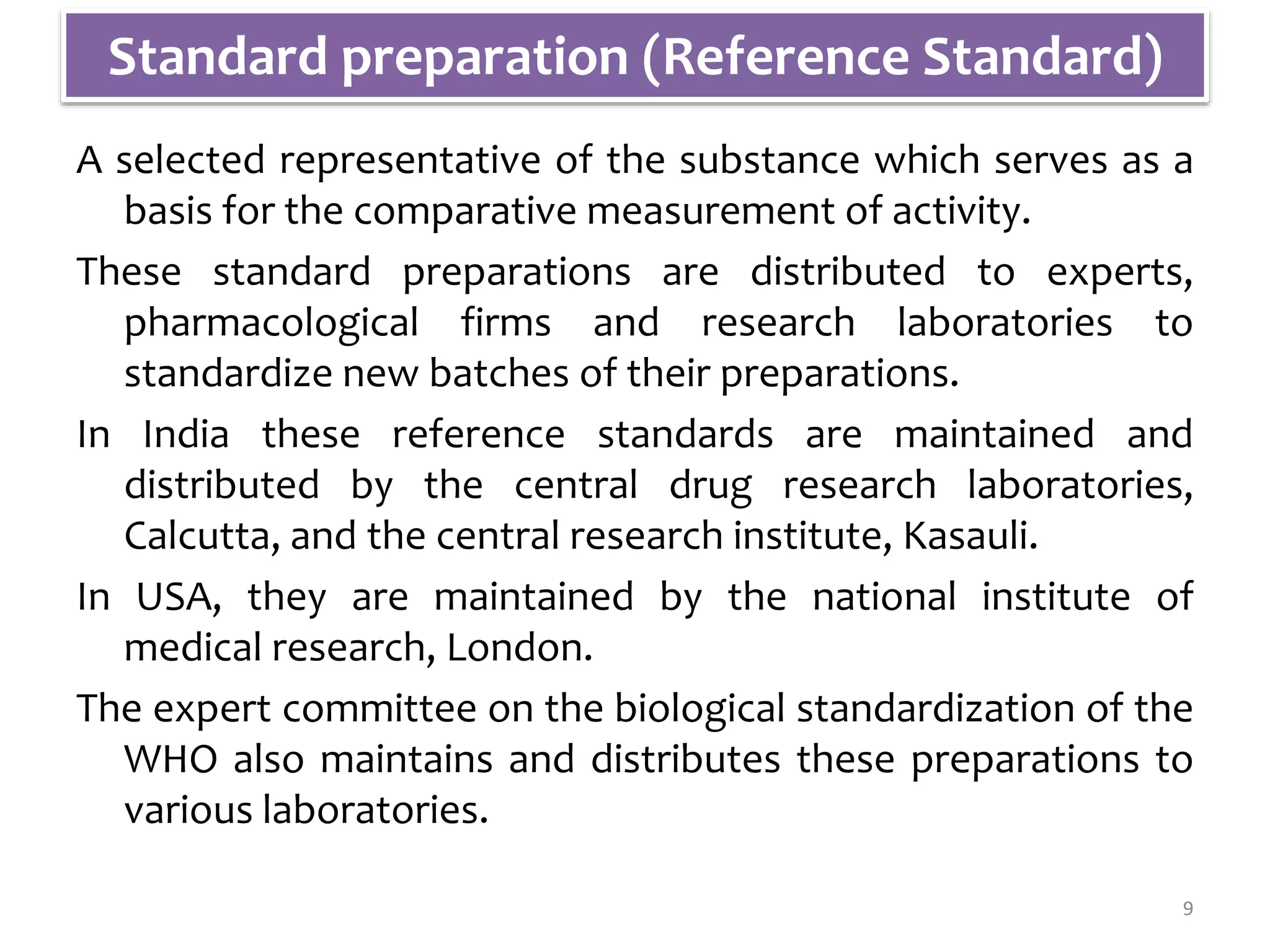 Expt. 3 Introduction to principles of bioassay, its types including