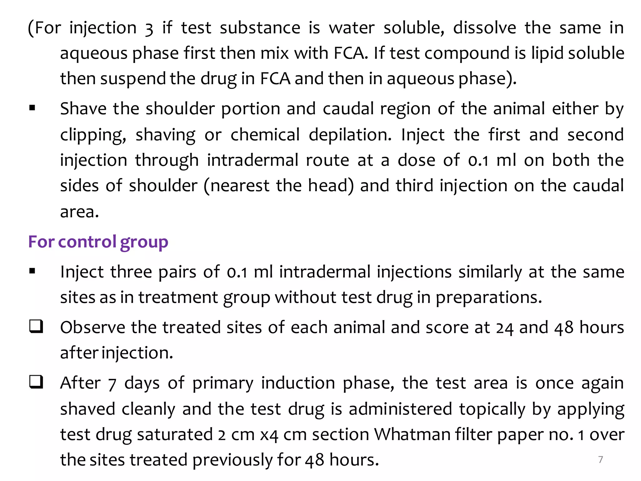 Expt. 10 Determination of acute skin irritation corrosion of a test ...