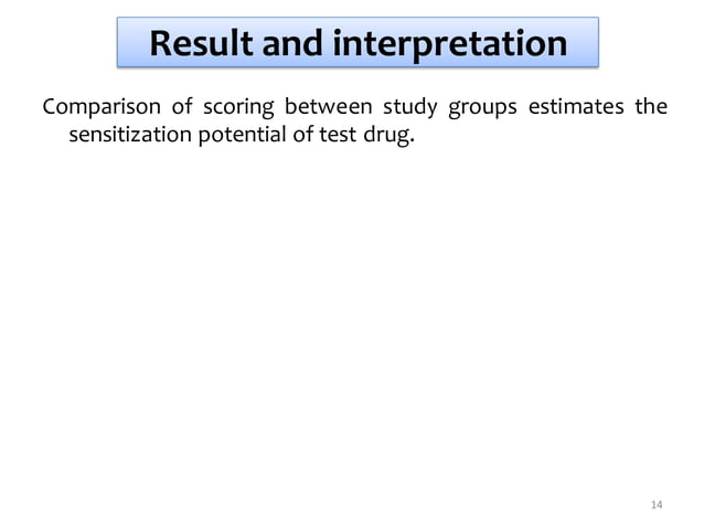 Expt 10 Determination Of Acute Skin Irritation Corrosion Of A Test Substance PPT