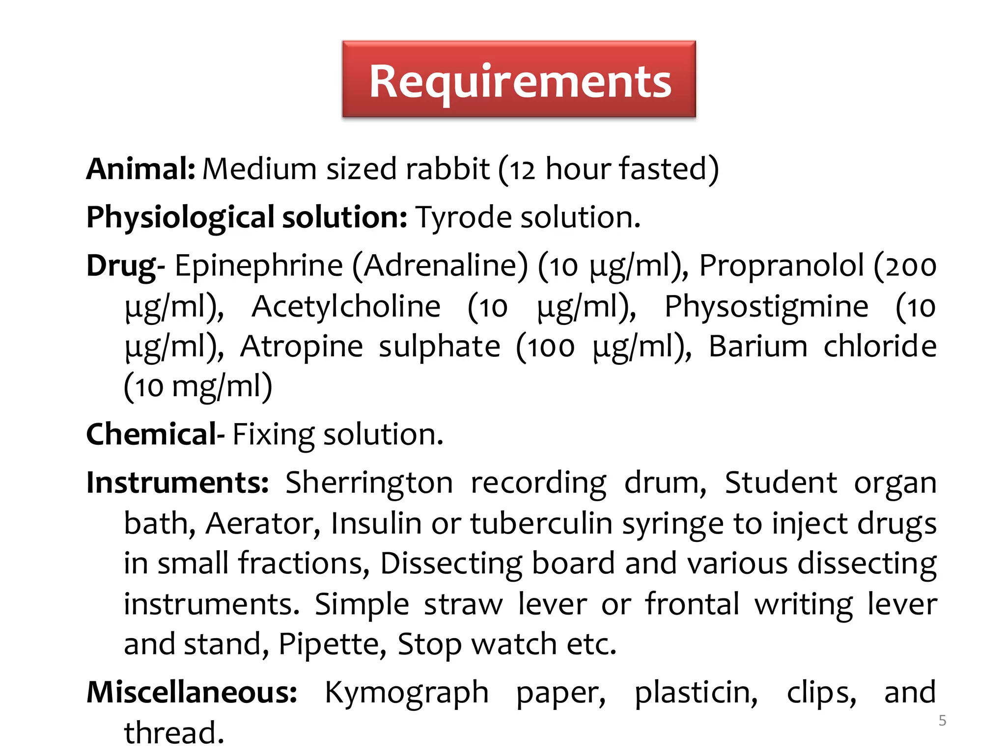 Expt. 10 effect of spasmogens and spasmolytics using rabbit jejunum | PDF