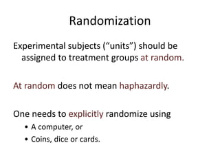 How to design an experiment successfully | PPT