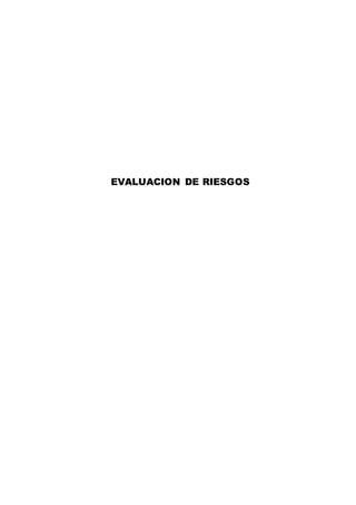 EVALUACION DE RIESGOS 
 