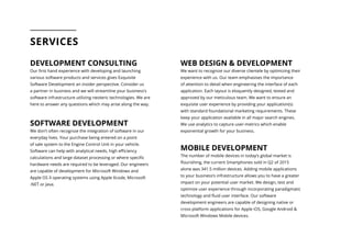 Exquisite Software Development, LLC - 2015 Brochure | PDF