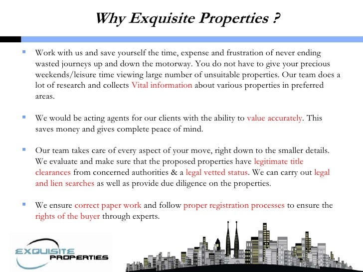 Exquisite Properties Profile