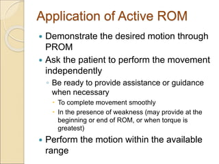 P Rom Exercise Exercises | PPTX
