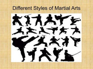 Different Styles of Martial Arts 
 