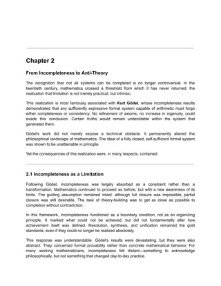 Exsolvent Anti-Theory: Persistence, Antisymmetry, and the Refusal of ...