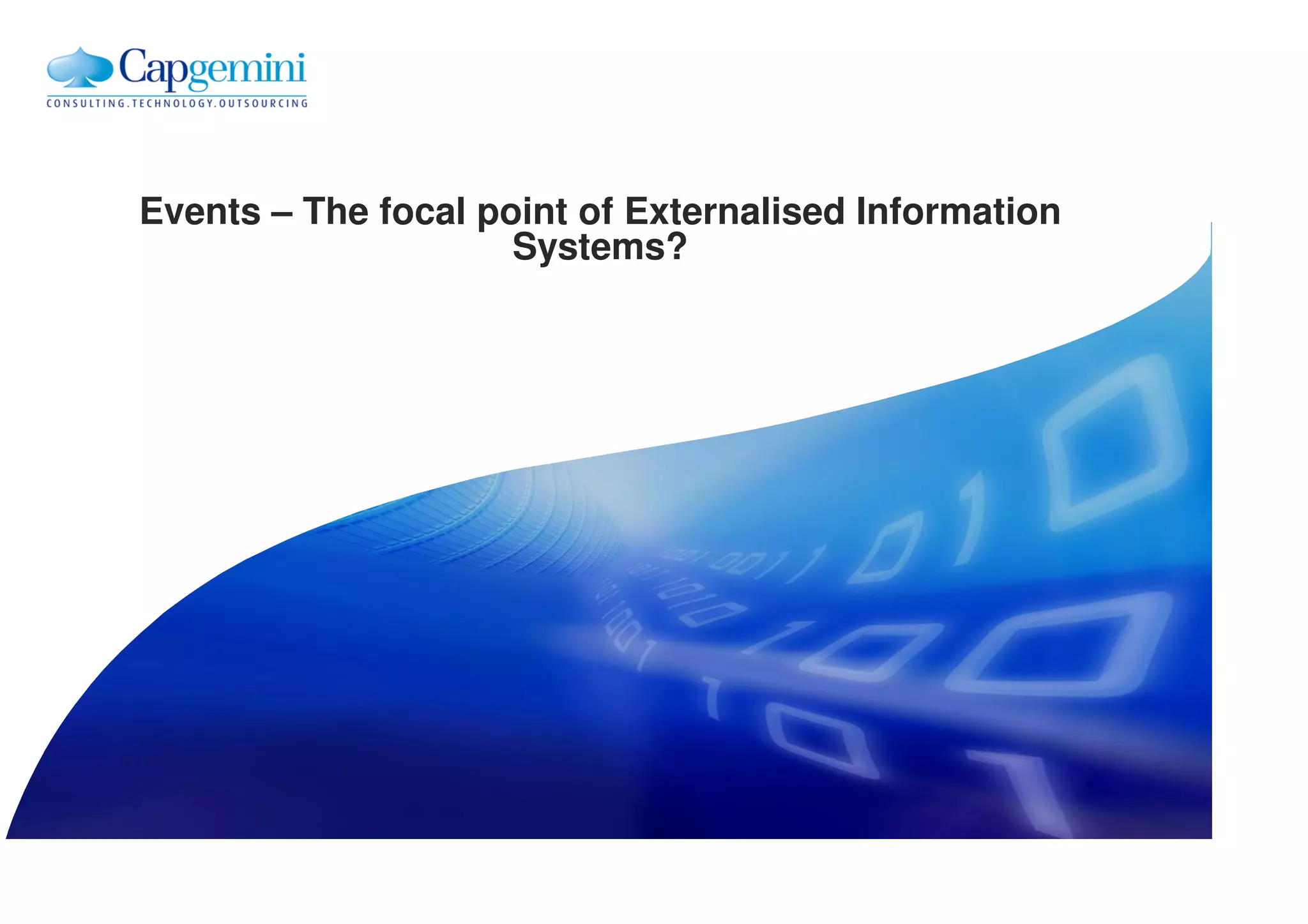 Externalization Trend