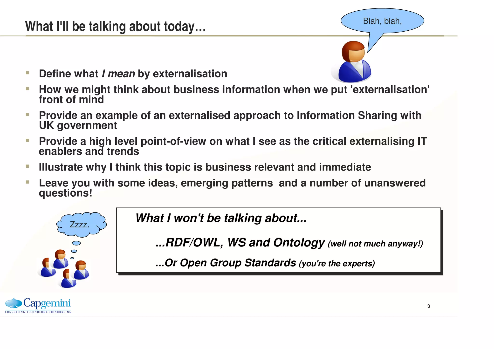 Externalization Trend