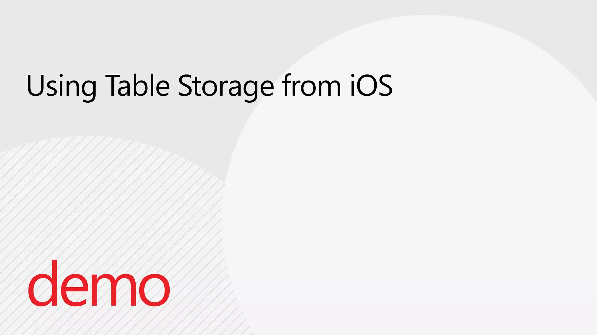 Using Blob Storage from iOSdemo 
