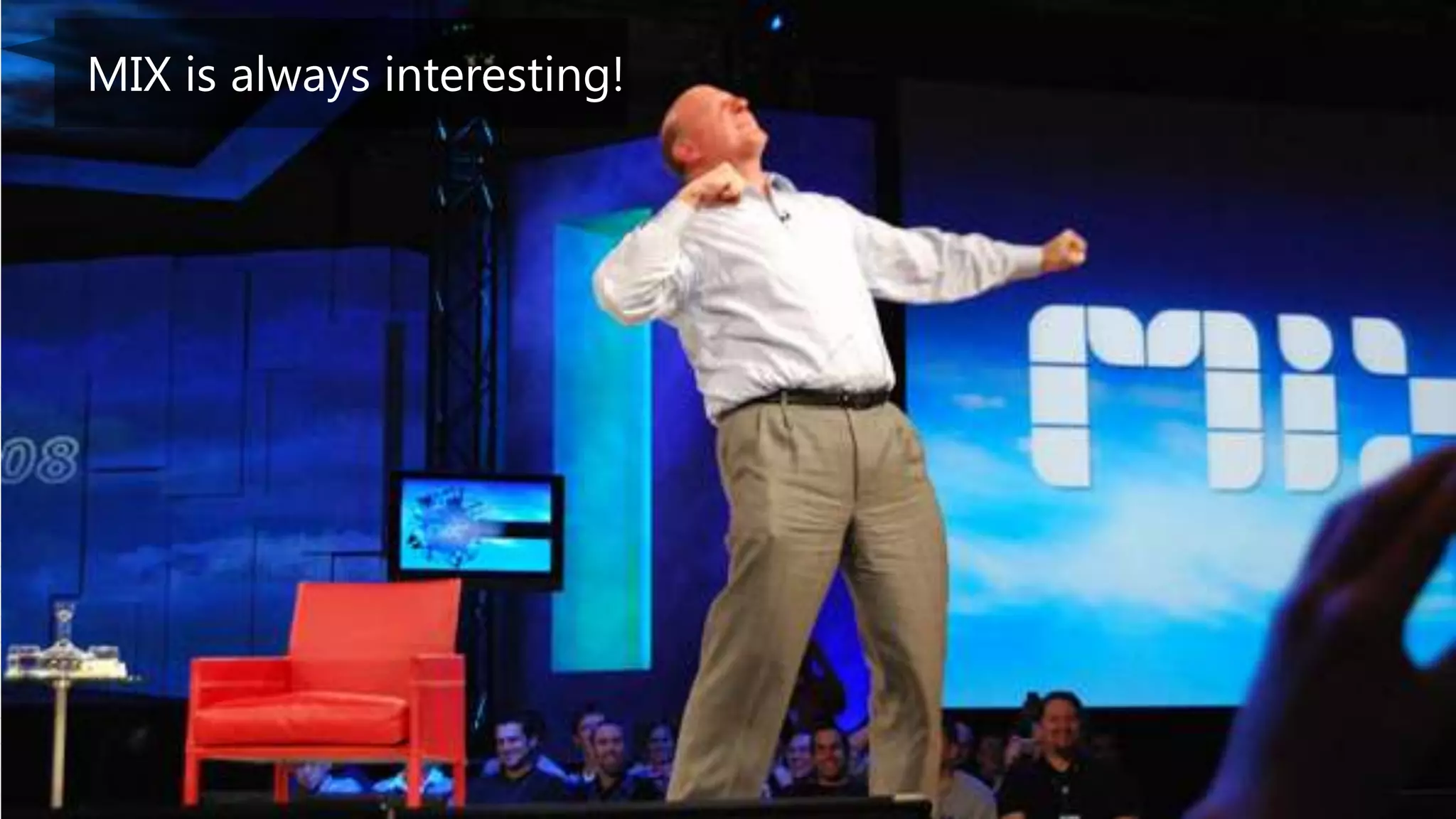 IntroductionMIX is always interesting!