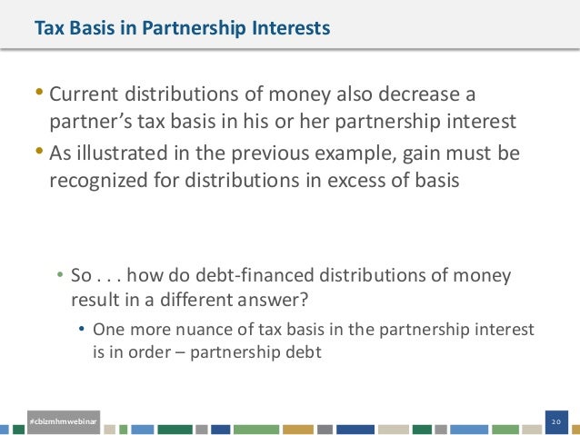 Webinar Slides Tax Considerations For Debt Financed Distributions Fr