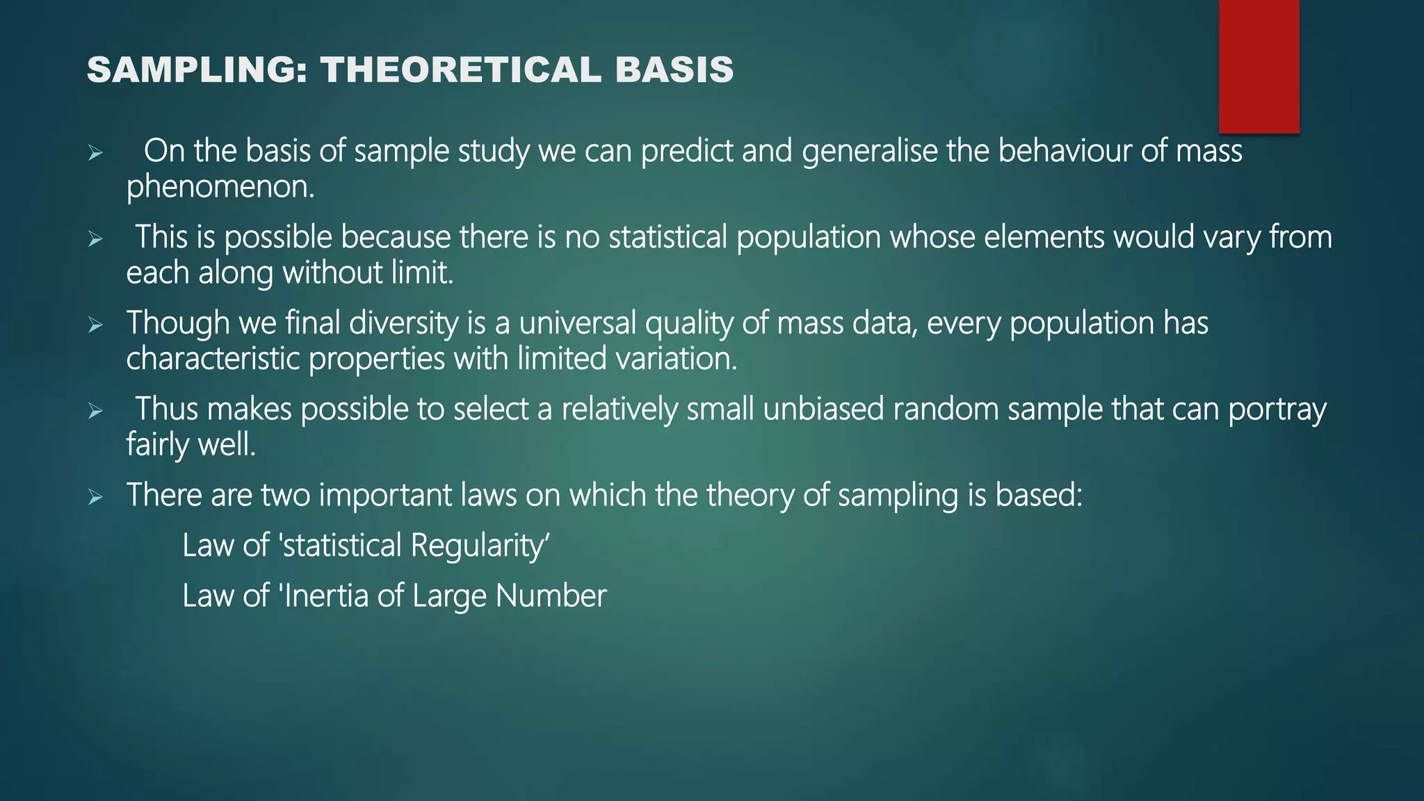 Sampling , Advantages limitations | PPTX | Physics | Science