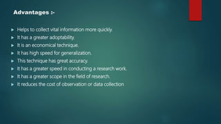 Sampling , Advantages limitations | PPTX