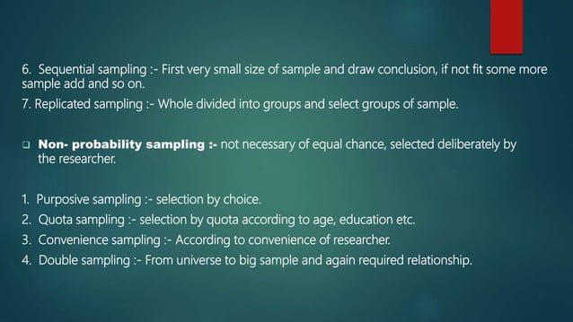 Sampling , Advantages limitations | PPTX | Physics | Science