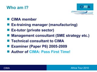 Technical Paper Cima Exam Technique - please the examiner | PPT