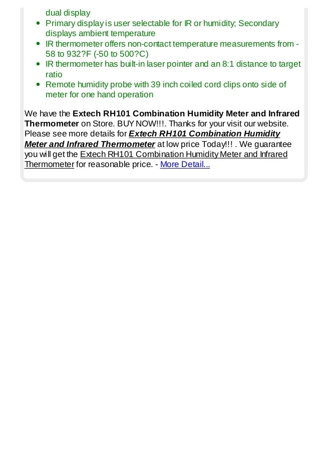 humidity meter target