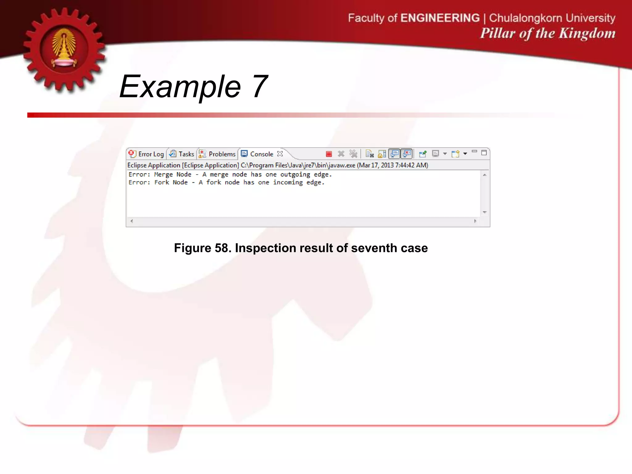 Example 7
Figure 58. Inspection result of seventh case
 