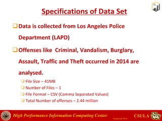 Crime rate data analysis in Los Angeles | PPTX