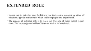 Extended and Expanded Roles of Nursing till community.pptx