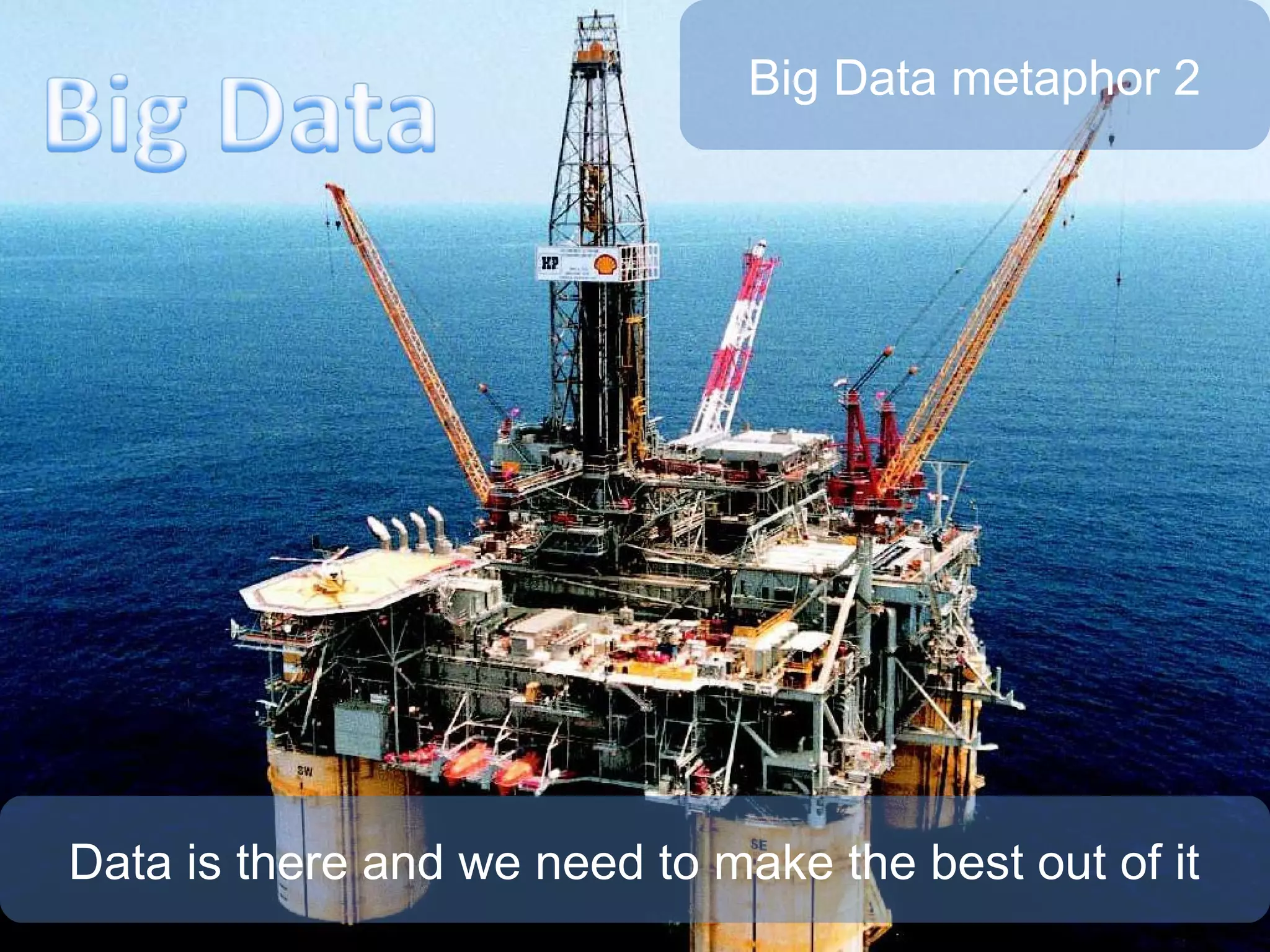 @pieroleo www.linkedin.com/in/pieroleo
@pieroleo www.linkedin.com/in/pieroleo
Data is there and we need to make the best out of it
Big Data metaphor 2
 