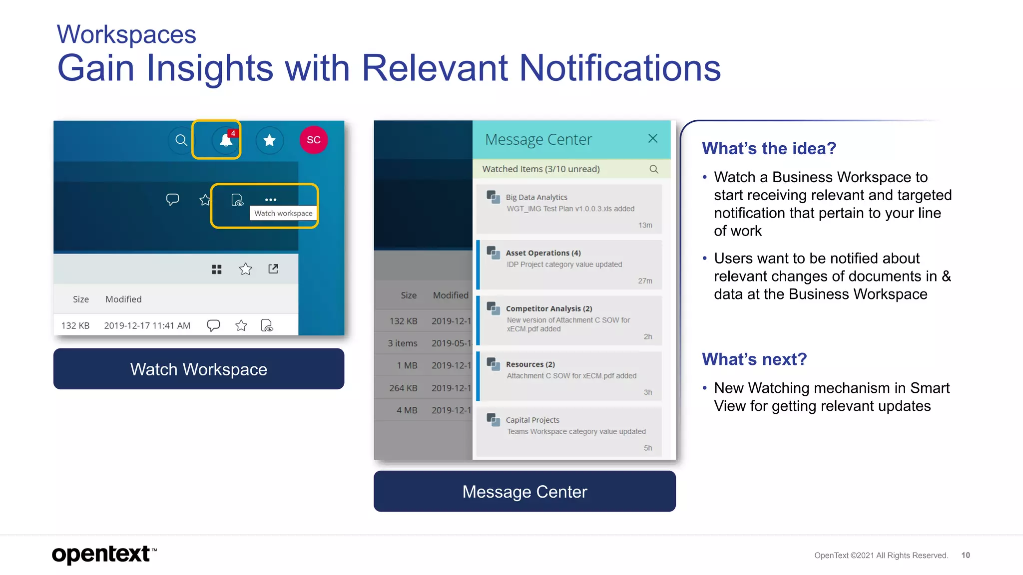 What's New and What’s Next in OpenText Extended ECM & Content Suite