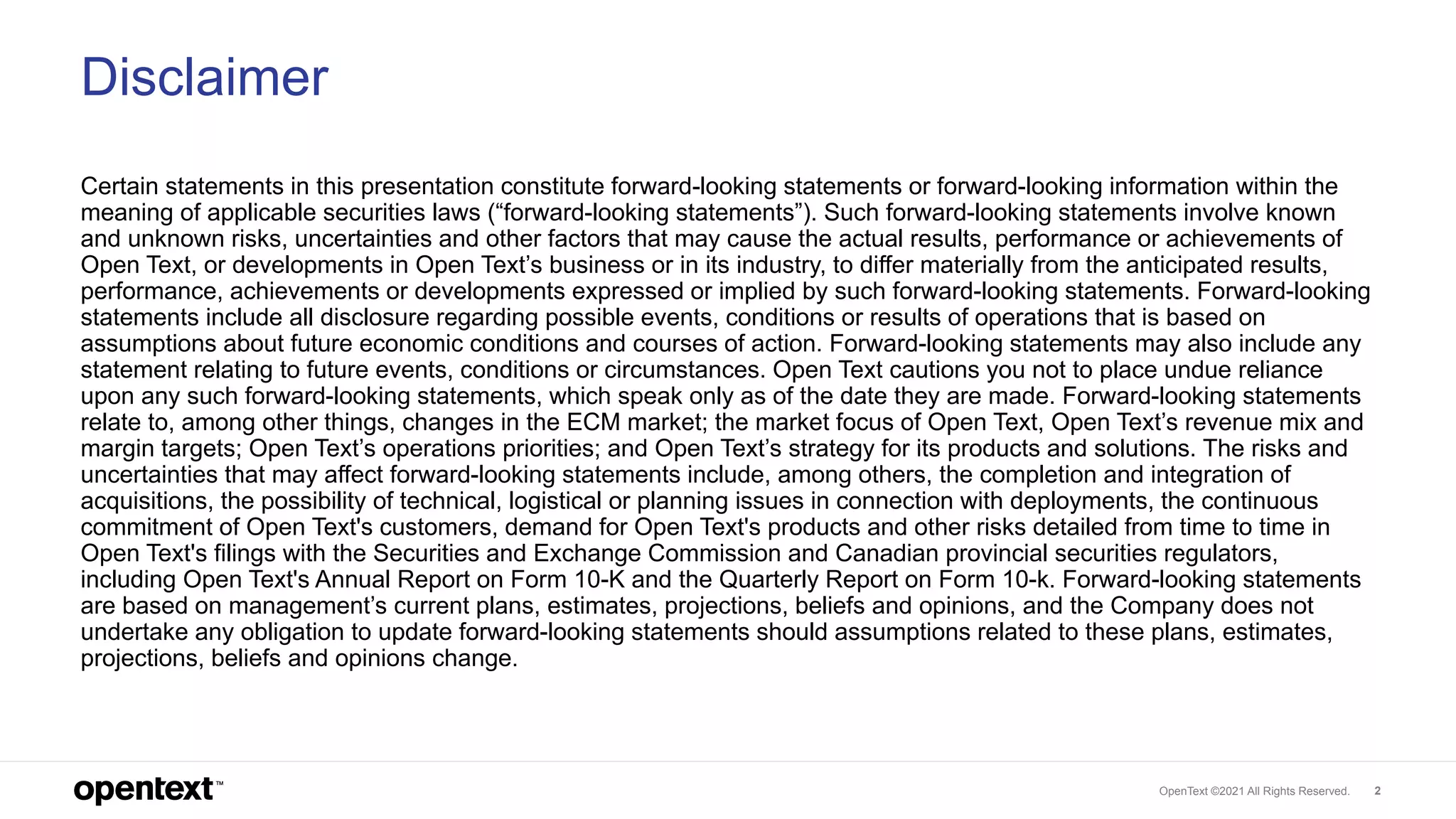 What's New and What’s Next in OpenText Extended ECM & Content Suite