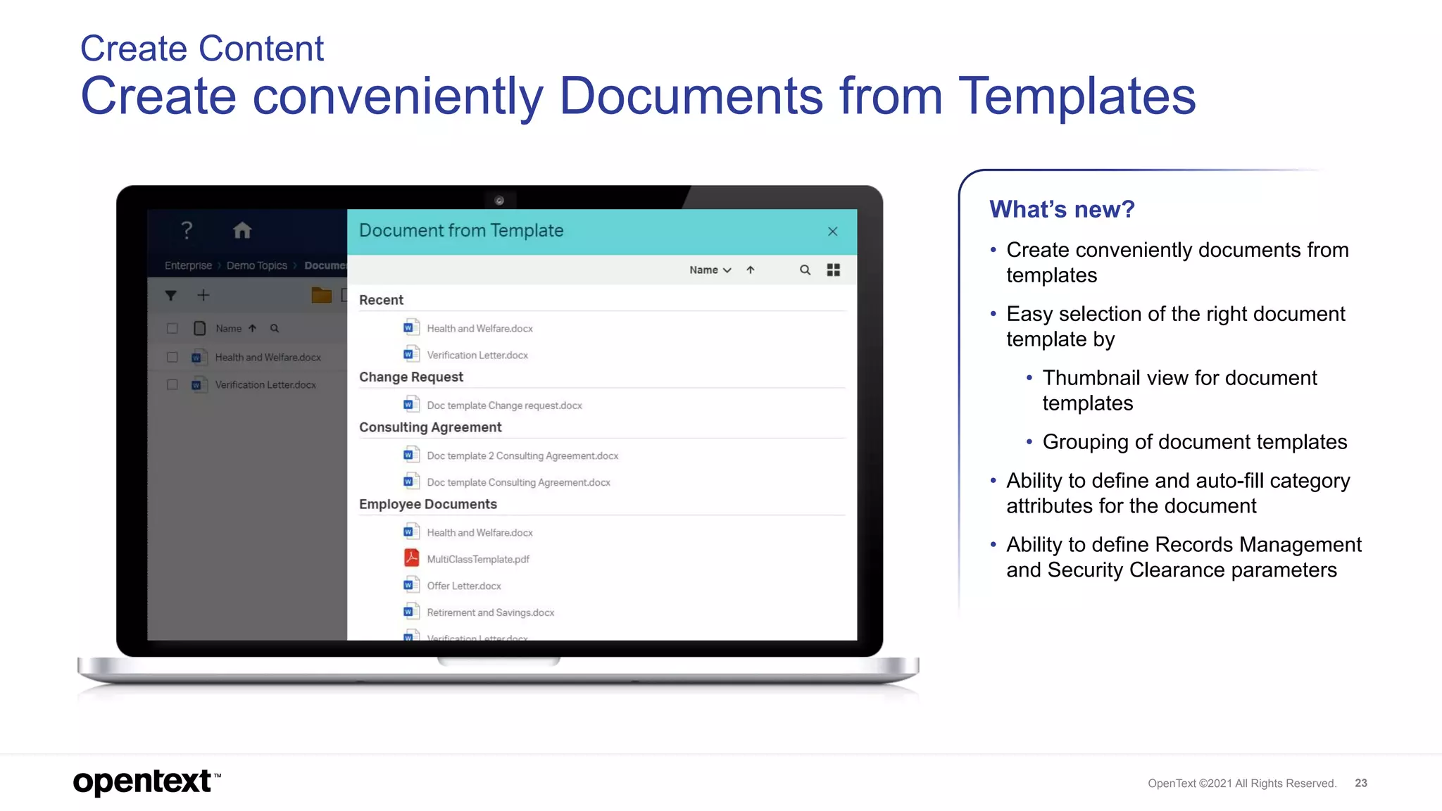 What's New and What’s Next in OpenText Extended ECM & Content Suite