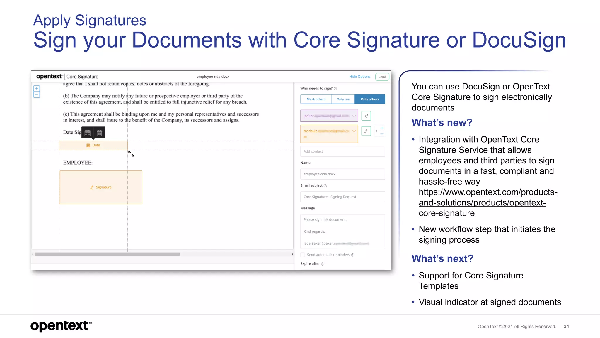 What's New and What’s Next in OpenText Extended ECM & Content Suite