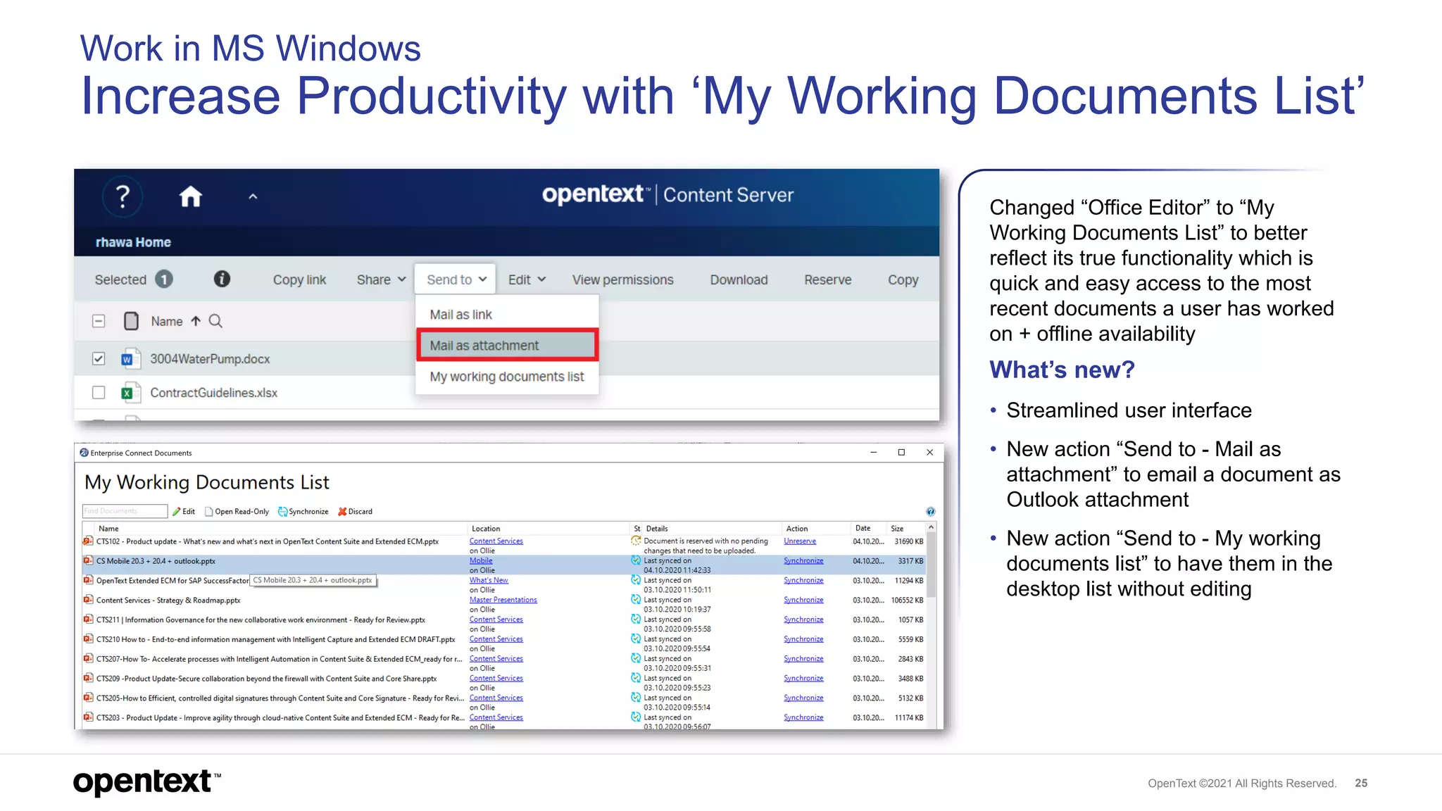 What's New and What’s Next in OpenText Extended ECM & Content Suite