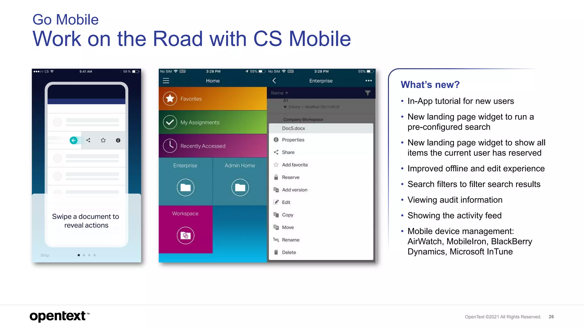 What's New and What’s Next in OpenText Extended ECM & Content Suite