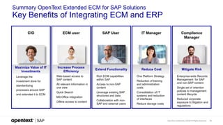 Extended ECM for SAP Solutions | PPTX