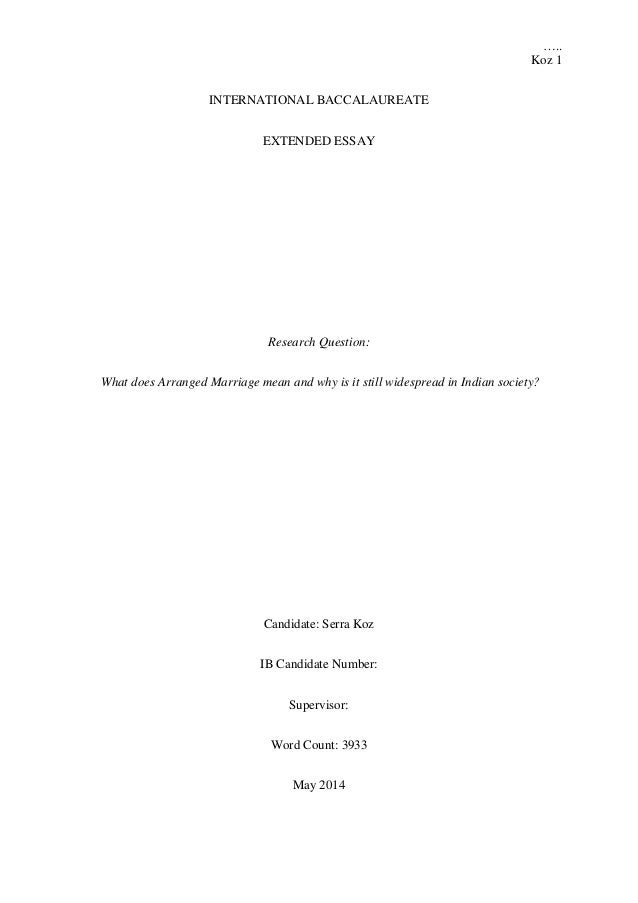 Extended essay example picture